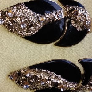 Don Lin pierced earrings. Vintage, but Very nice Condition.